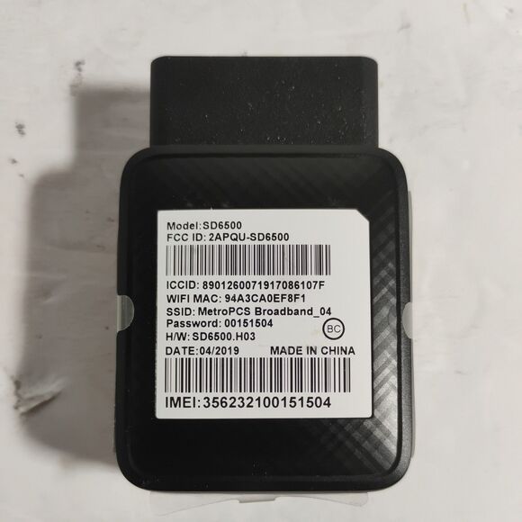 Metro PCS Model SD6500 Smart Ride Device Car WiFi Hotspot GPS Tracking Roadside - Picture 7 of 16